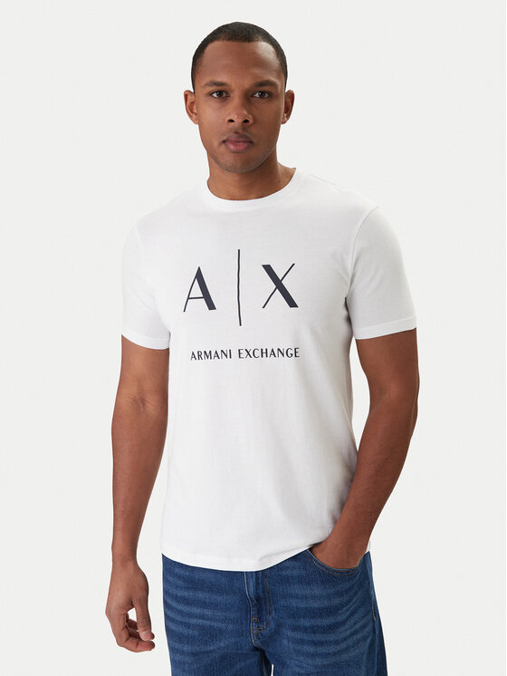 Armani Exchange Bílá T-Shirt