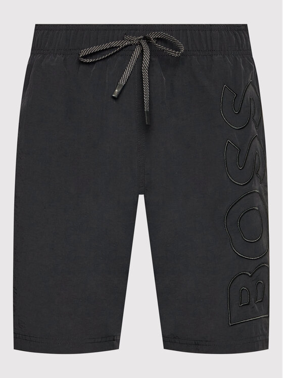 BOSS Boss Szorty kąpielowe Whale 50469329 Czarny Regular Fit