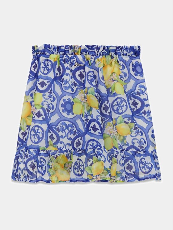 Guess Kids Guess Kids Kalhoty z materiálu 181318 Barevná Regular Fit