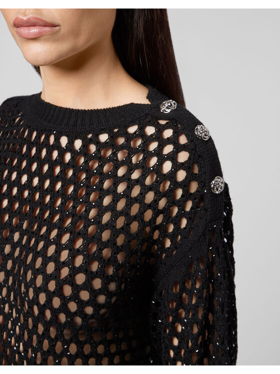 PHILIPP PLEIN PHILIPP PLEIN Sweter 5137 Czarny