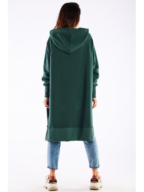 Infinite You Infinite You Bluza M279 Zielony Basic Fit
