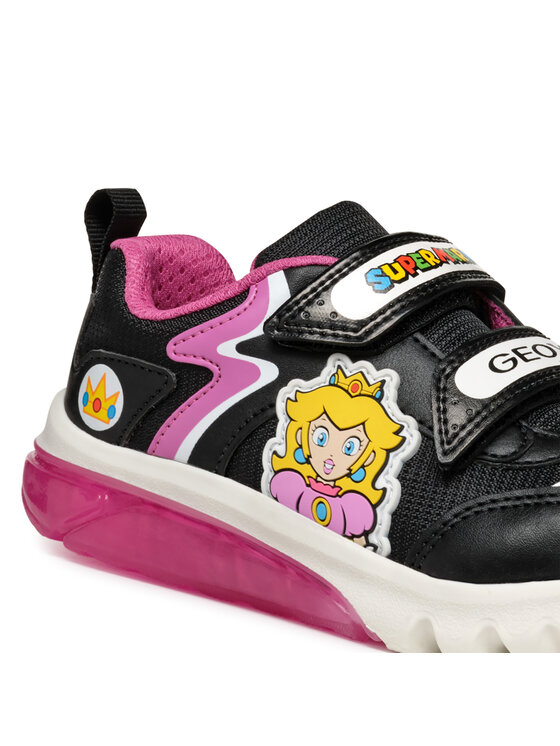 Geox Geox Tenisice J Ciberdron Girl J46LPA 054FU C0922 D Crna