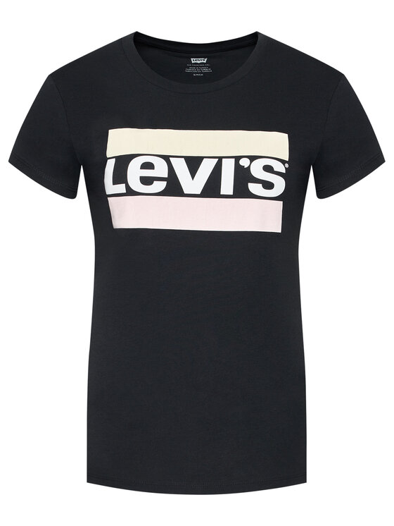 Levi's® Levi's® Majica The Perfect Logo Graphic 17369-1498 Črna Regular Fit