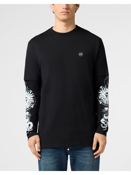PHILIPP PLEIN PHILIPP PLEIN T-Shirt 29868 Černá Regular Fit
