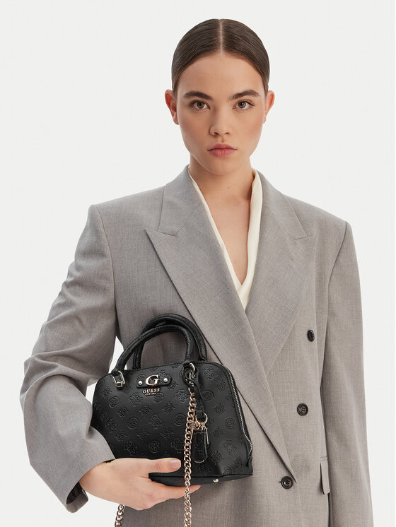 Guess Guess Дамска чанта Dita HWPD76 02050 Черен