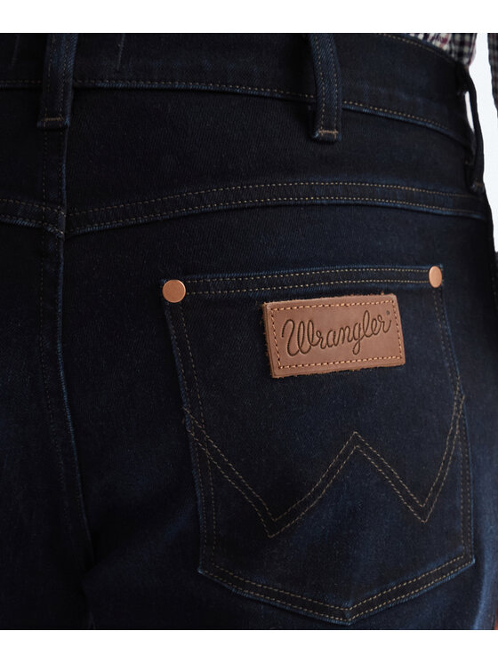 Wrangler Wrangler Jeansy 112388184 Granatowy Regular Fit