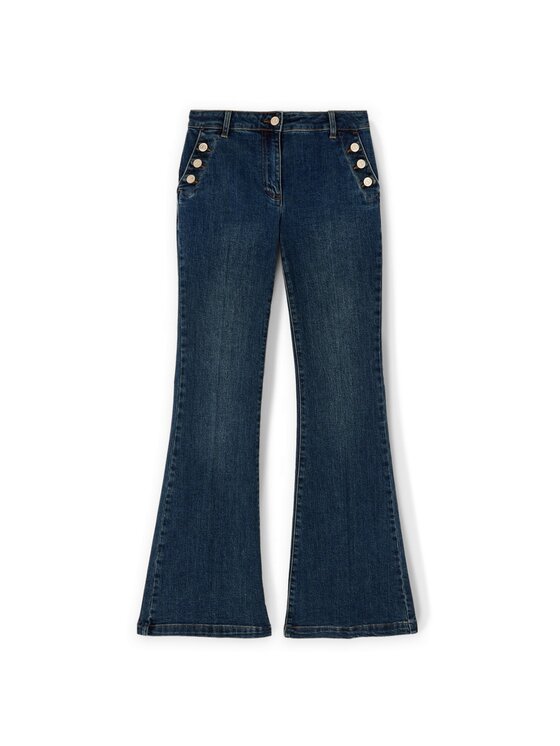 Motivi Motivi Jeansy P427Q304125N024 Niebieski Flare Fit