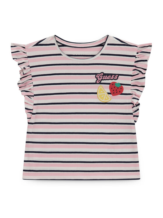 Guess Guess T-särk K6GI09 K9NE4 Roosa Regular Fit