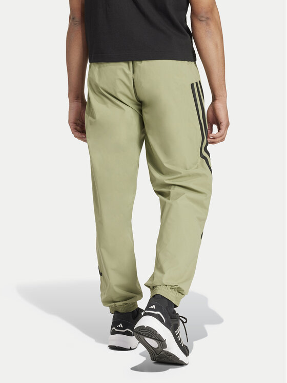 adidas adidas Melegítő alsó Future Icons 3-Stripes IW8549 Zöld Regular Fit