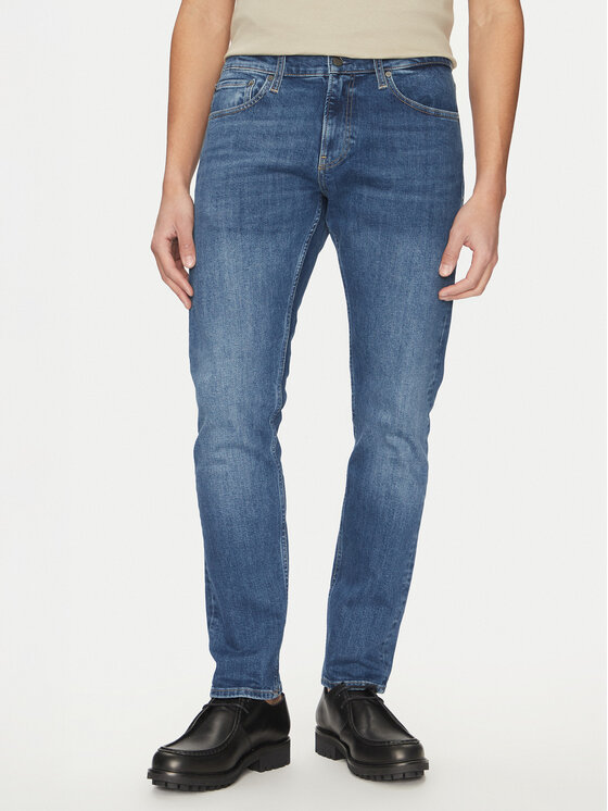 Pánské Jeansy Calvin Klein, Velikost:36/32, Barva: Modrá, K10K114061