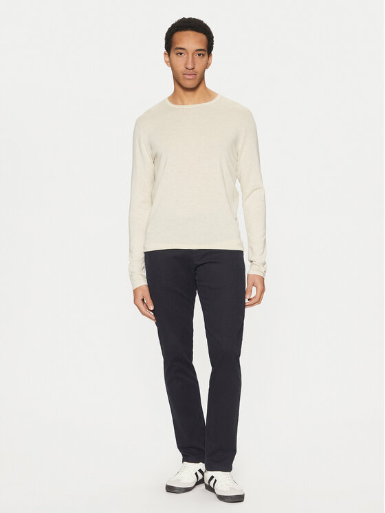 Selected Homme Selected Homme Sweter 16079774 Beżowy Regular Fit