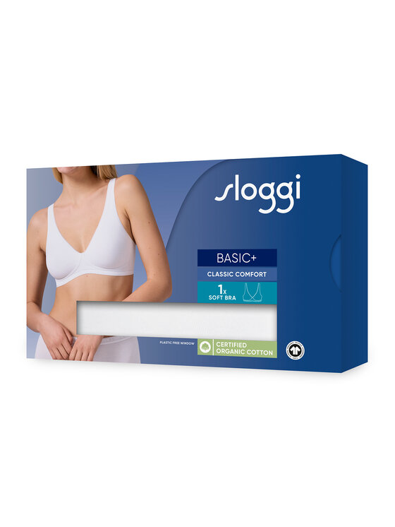 Sloggi Sloggi Σουτιέν χωρίς μπανέλα Basic 10222327 Λευκό