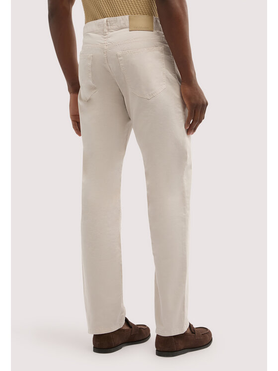 Trussardi Trussardi Pantaloni di tessuto P701H104862N011 Bianco Regular Fit