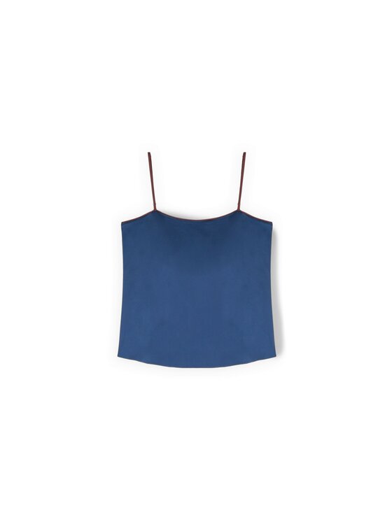 Motivi Motivi Top D102Q000622N024 Niebieski Regular Fit