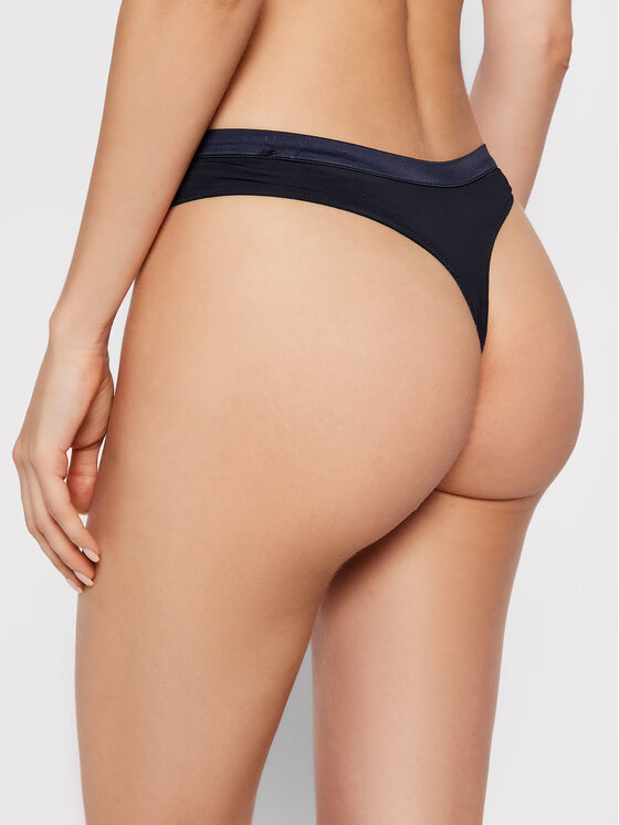 Tommy Hilfiger Tommy Hilfiger Stringi UW0UW03259 Granatowy