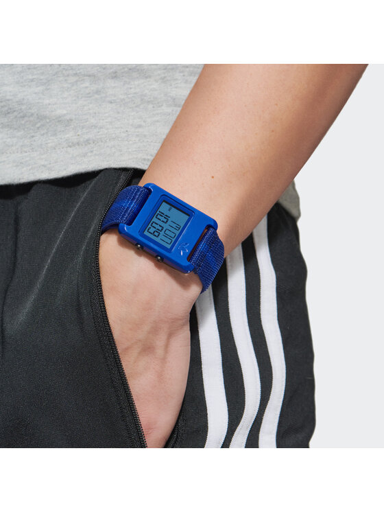 adidas Originals adidas Originals Ročna ura Retro Pop Digital Watch AOST23070 Modra