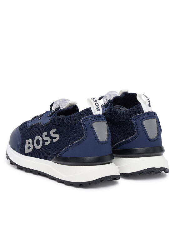 BOSS BOSS Sneakersy J52583 M Tmavomodrá