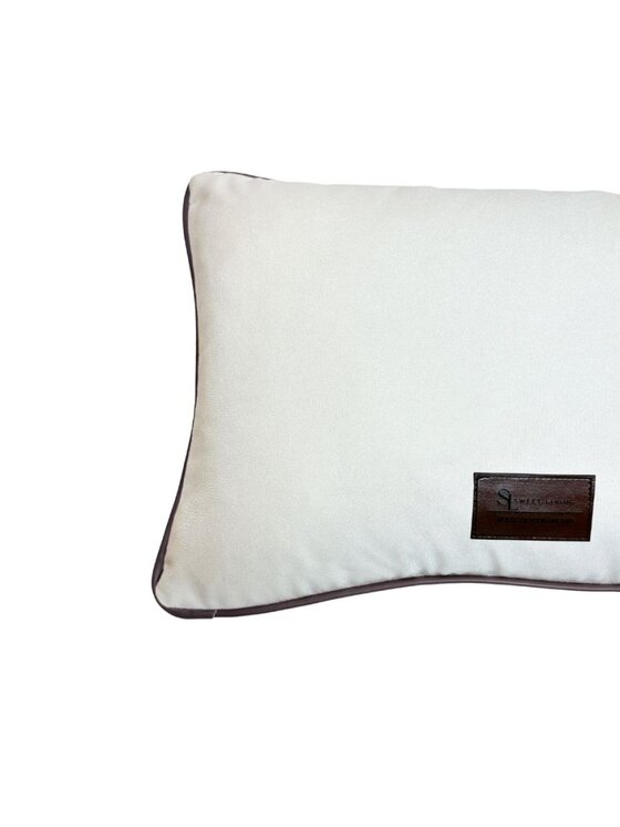 Sweet Living Sweet Living Poduszka Poduszka RIVERHEAD SIMPLE OFF WHITE DB M Biały