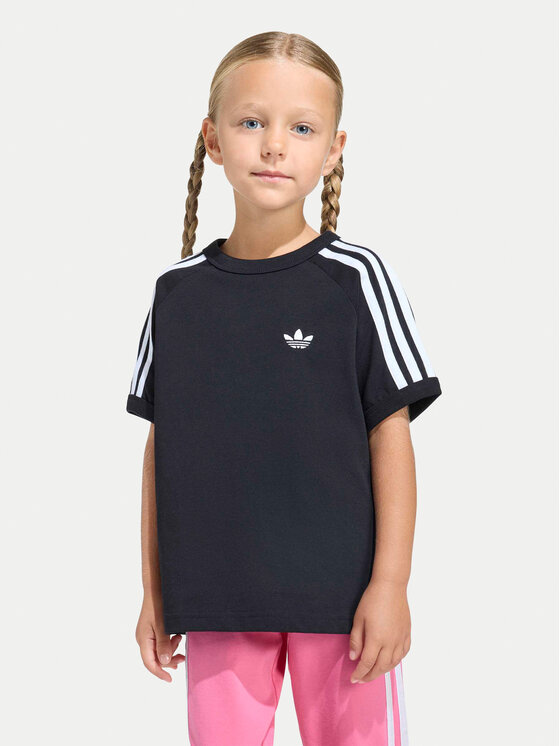 adidas Tricou 3-Stripes KD3309 Negru Loose Fit