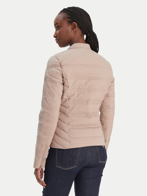 Guess Guess Pārejas jaka 180536 Bēšs Classic Fit