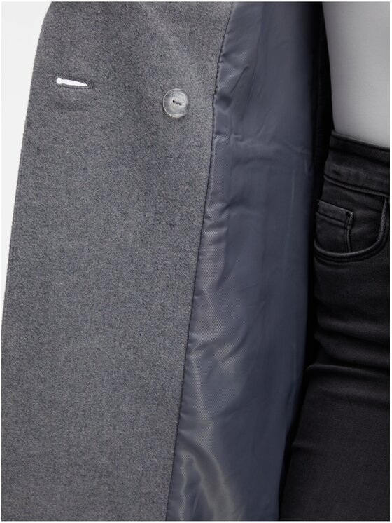 Orsay Orsay Płaszcz 830289692000__42 Szary Regular Fit