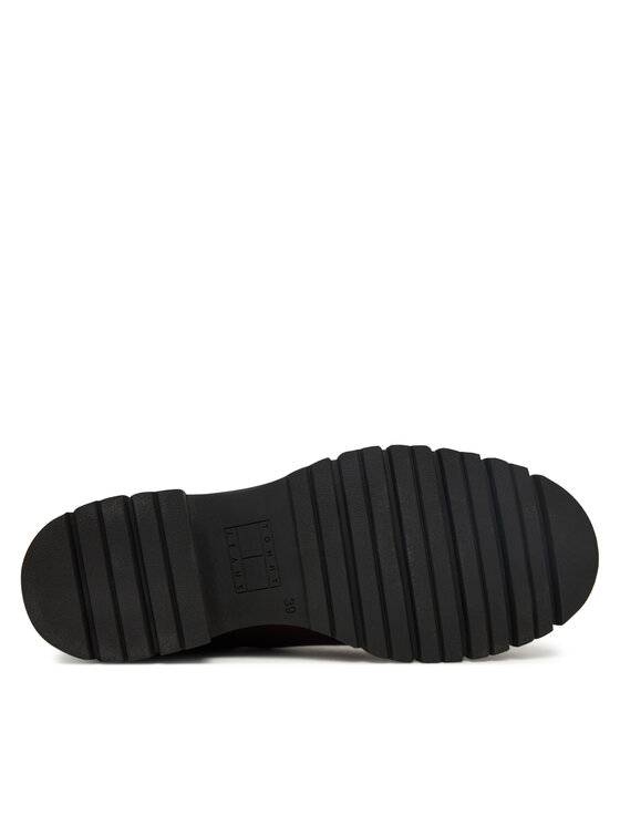 Tommy Jeans Tommy Jeans Μποτάκια με λάστιχο Tjw Chelsea Leather Boot EN0EN02825 Καφέ