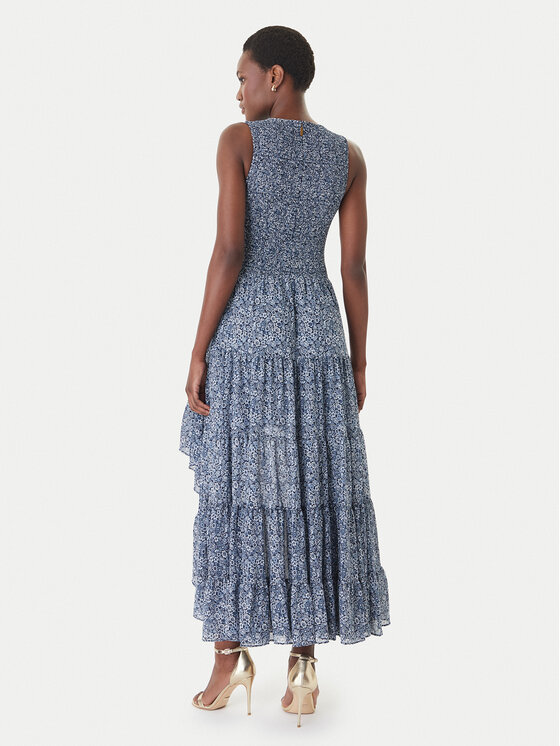 MICHAEL Michael Kors MICHAEL Michael Kors Ljetna haljina MS6836FKMN Tamnoplava Regular Fit