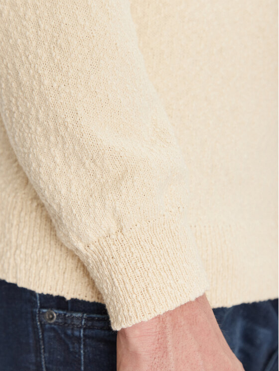 Blend Blend Sweter 20717701 Beżowy Regular Fit