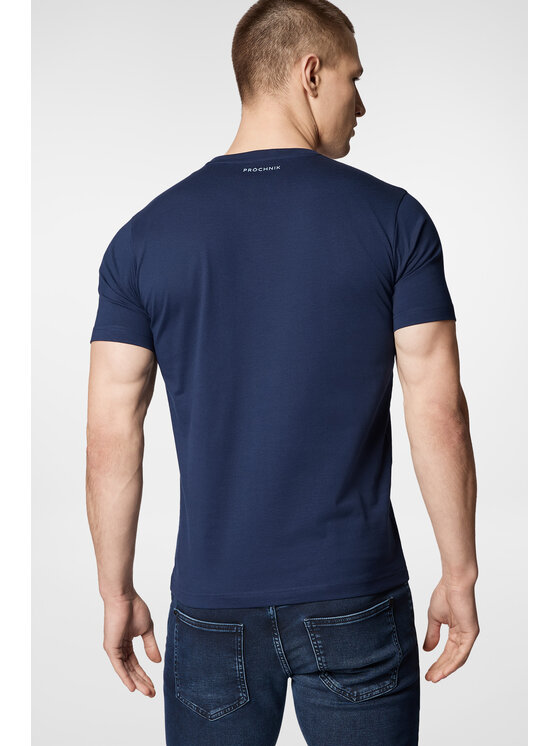 Próchnik Próchnik T-Shirt PM6 TS073124000033 Granatowy Regular Fit