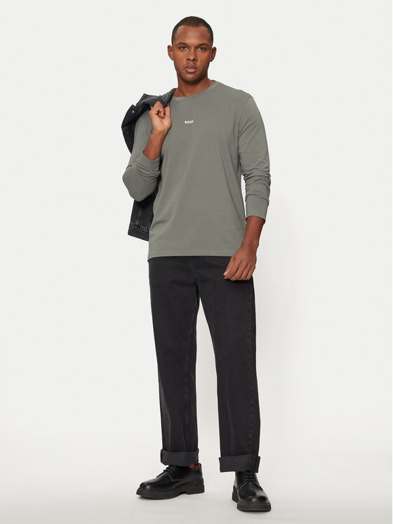 BOSS Boss Hosszú ujjú Tchark 50473286 Szürke Regular Fit