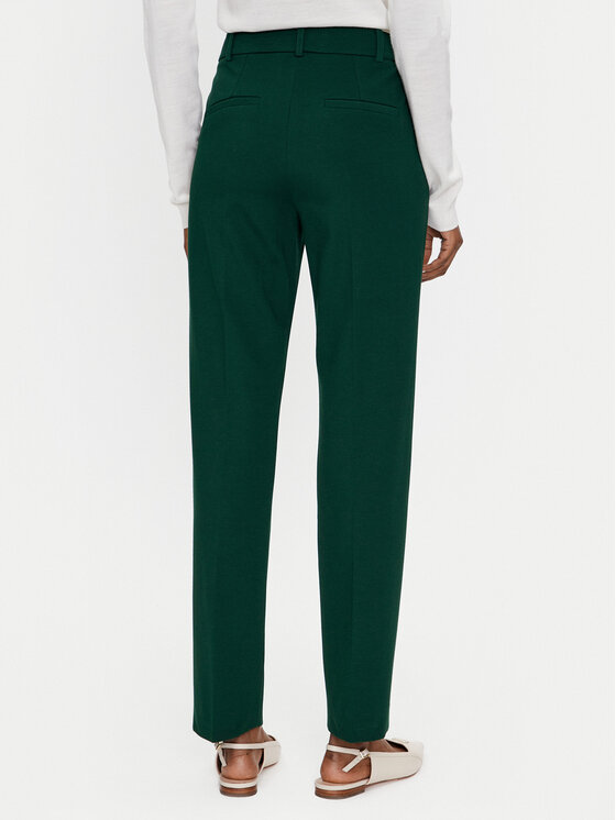 Marella Marella Spodnie materiałowe Gemma 2423786054 Zielony Slim Fit