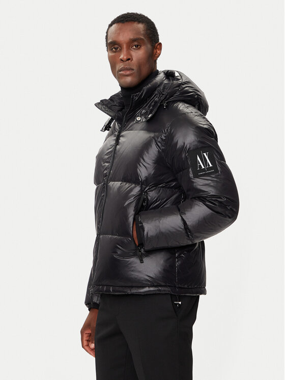 Armani Exchange Armani Exchange Pernata jakna 8NZB70 ZNYNZ 1200 Crna Regular Fit
