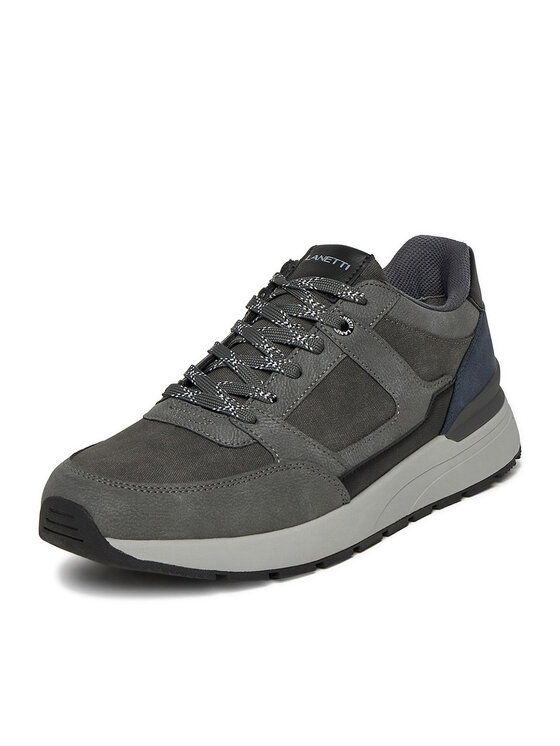 Lanetti Lanetti Sneakersy CEO-REUS-01 Szary