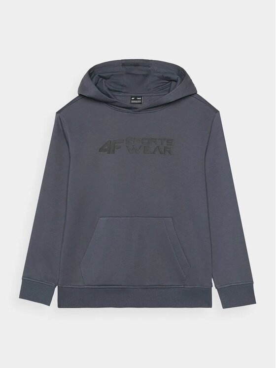 4F 4F Mikina 4FJWAW24TSWSM1223-22S Čierna Regular Fit