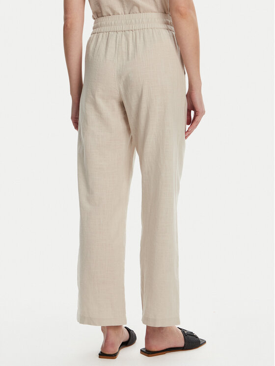 Vero Moda Vero Moda Pantaloni di tessuto Caia 10333796 Beige Wide Leg