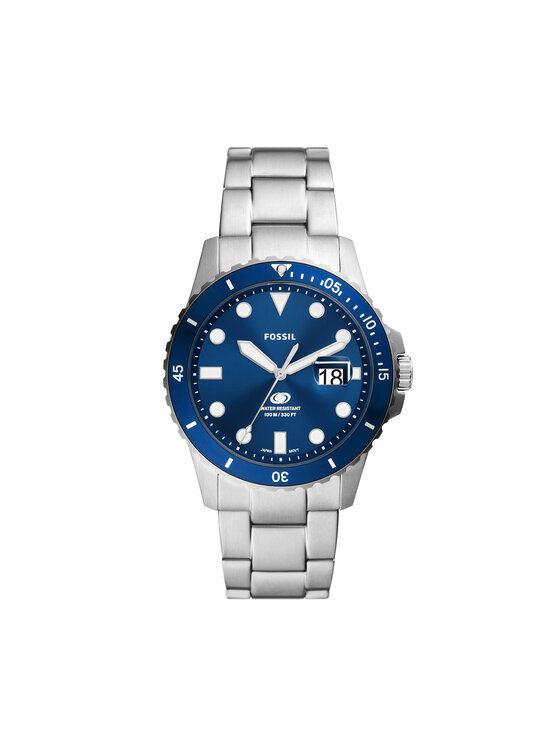 Fossil Hodinky Blue FS6029 Strieborná
