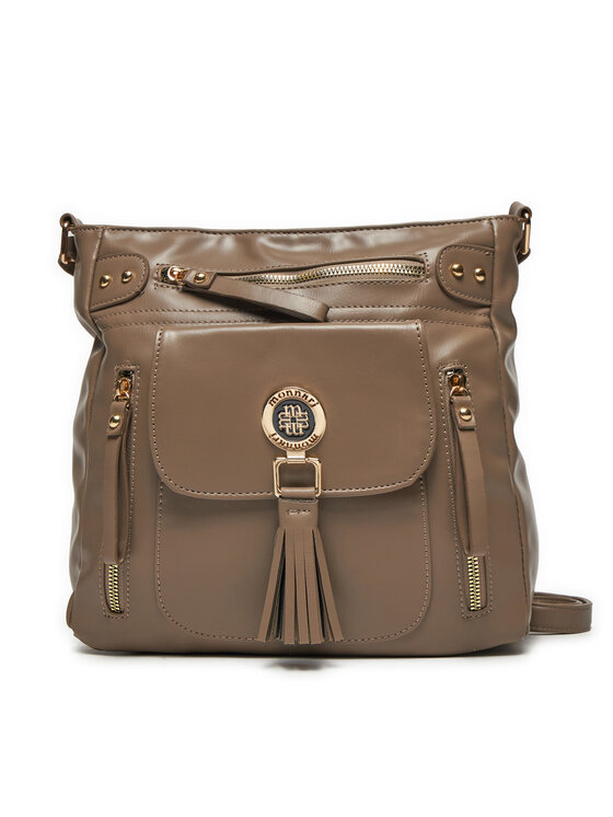 Monnari Monnari Ročna torba TORIMP0-24Z-BAG5810-K015D000-R00 Rjava