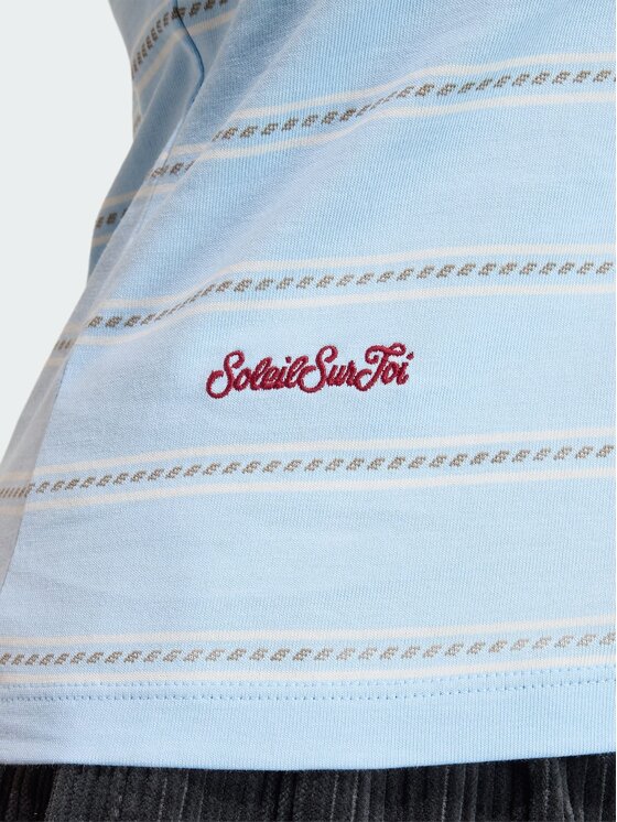 adidas adidas Polo 167788 Niebieski jasny Regular Fit