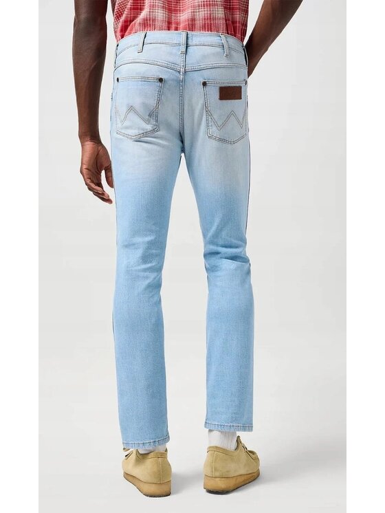 Wrangler Wrangler Jeansy LARSTON Niebieski Slim Fit