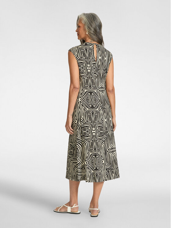 Elena Mirò Elena Mirò Sukienka koktajlowa 7003Z000124N043 Czarny Slim Fit