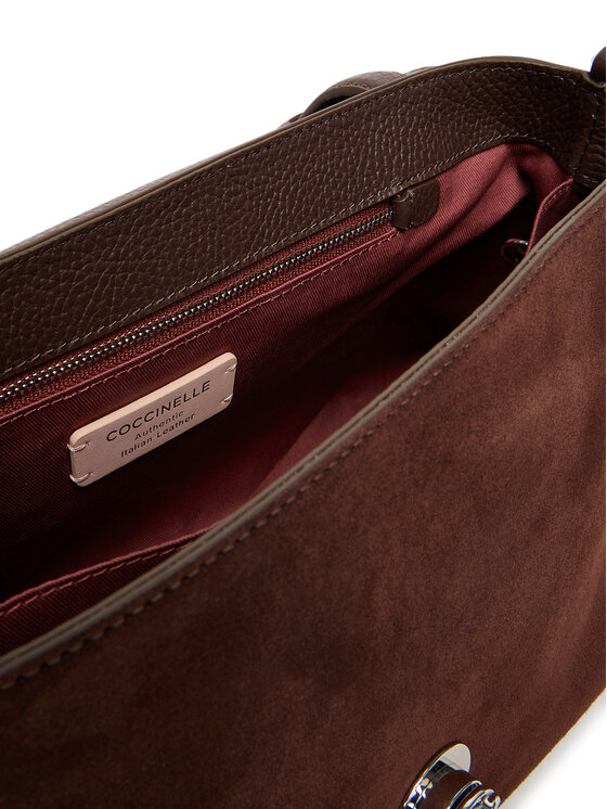 Coccinelle Coccinelle Kabelka Toc Coccinellenikla Suede Bim E1 TOC 18 01 01 Hnědá