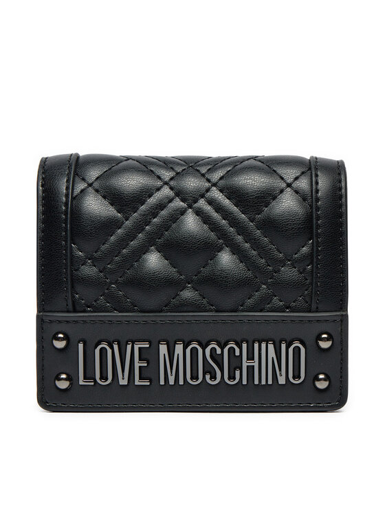 Zdjęcia - Portfel Moschino LOVE  Mały  Damski JC5601PP1LLA000A Czarny 