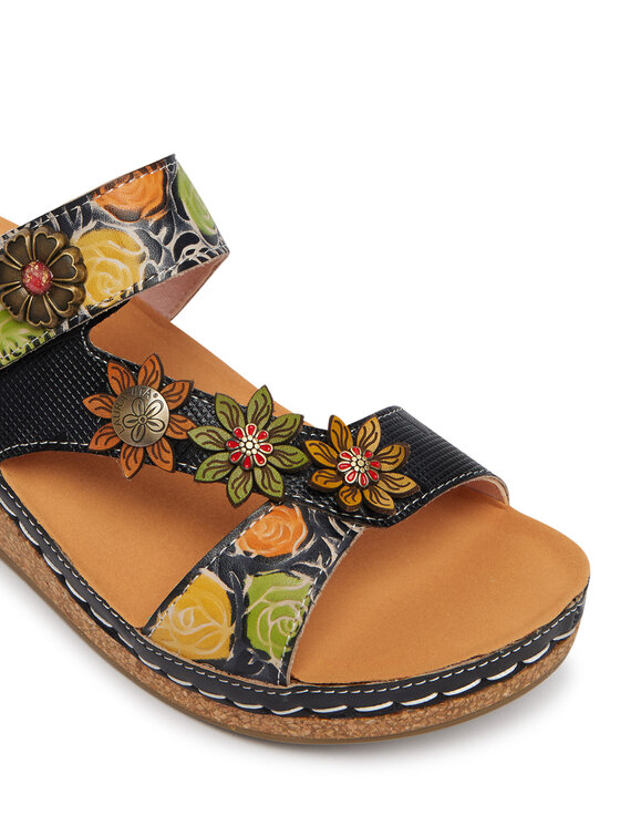 Laura Vita Laura Vita Шльопанці Facscineo 05 Чорний