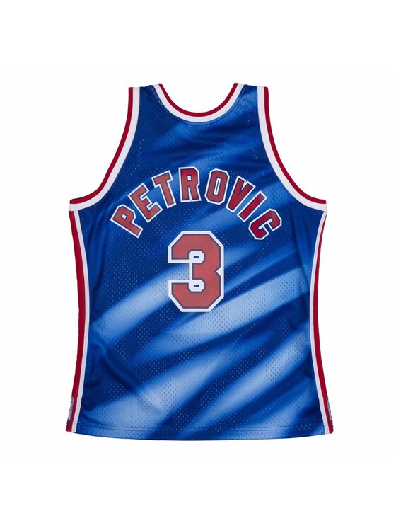 Mitchell & Ness Mitchell & Ness Tank top Nets Drazen Petrović Niebieski Standard Fit