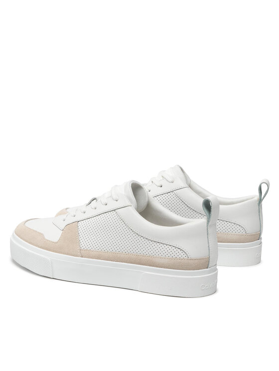 Sneakers Low Top Lace Up Lth HM0HM00495 Bianco