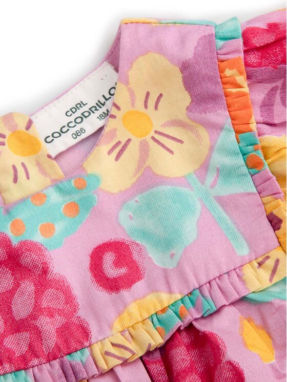 Coccodrillo Coccodrillo Ljetna haljina WC5128201MGN Šarena Regular Fit