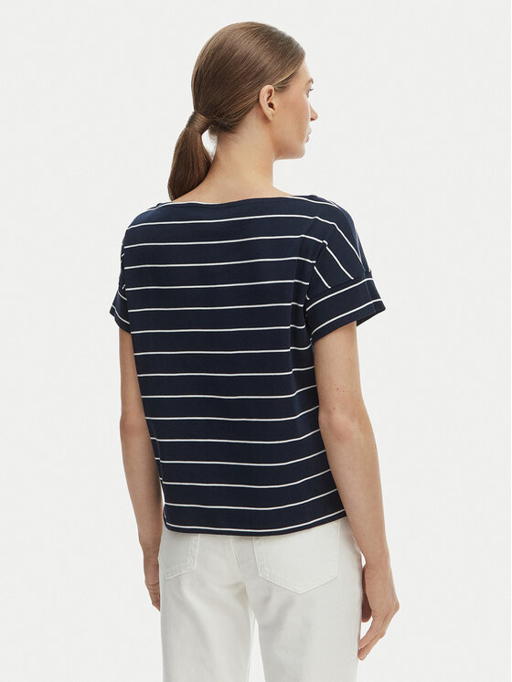 Tommy Hilfiger Tommy Hilfiger Tričko WW0WW49723 Tmavomodrá Loose Fit