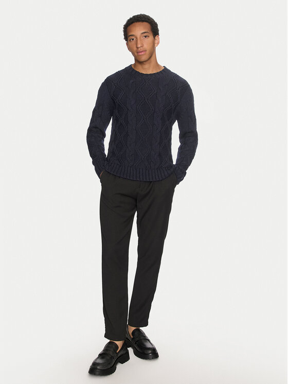 Paul&Shark Paul&Shark Sweter 14311084 Granatowy Regular Fit
