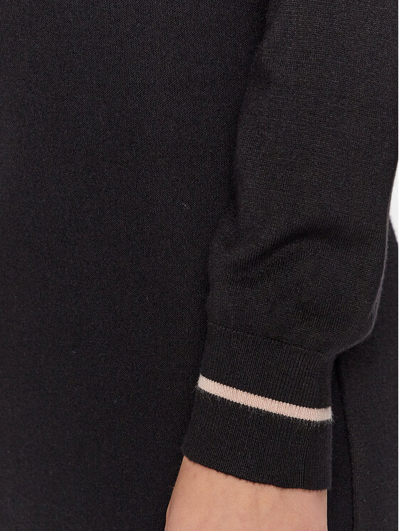 Liu Jo Sport Liu Jo Sport Rochie tricotată TF3128 MS49I Negru Regular Fit