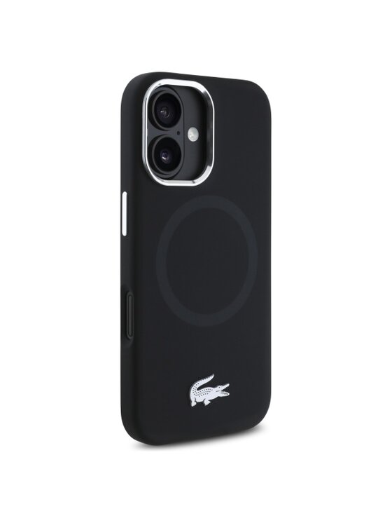 Lacoste Lacoste Etui na telefon Silicone Croco Logo Czarny